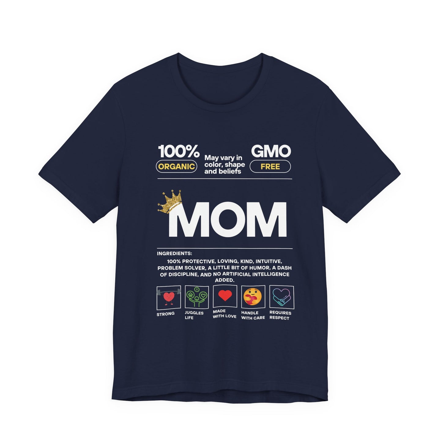 Ingredients of a MOM T-shirt