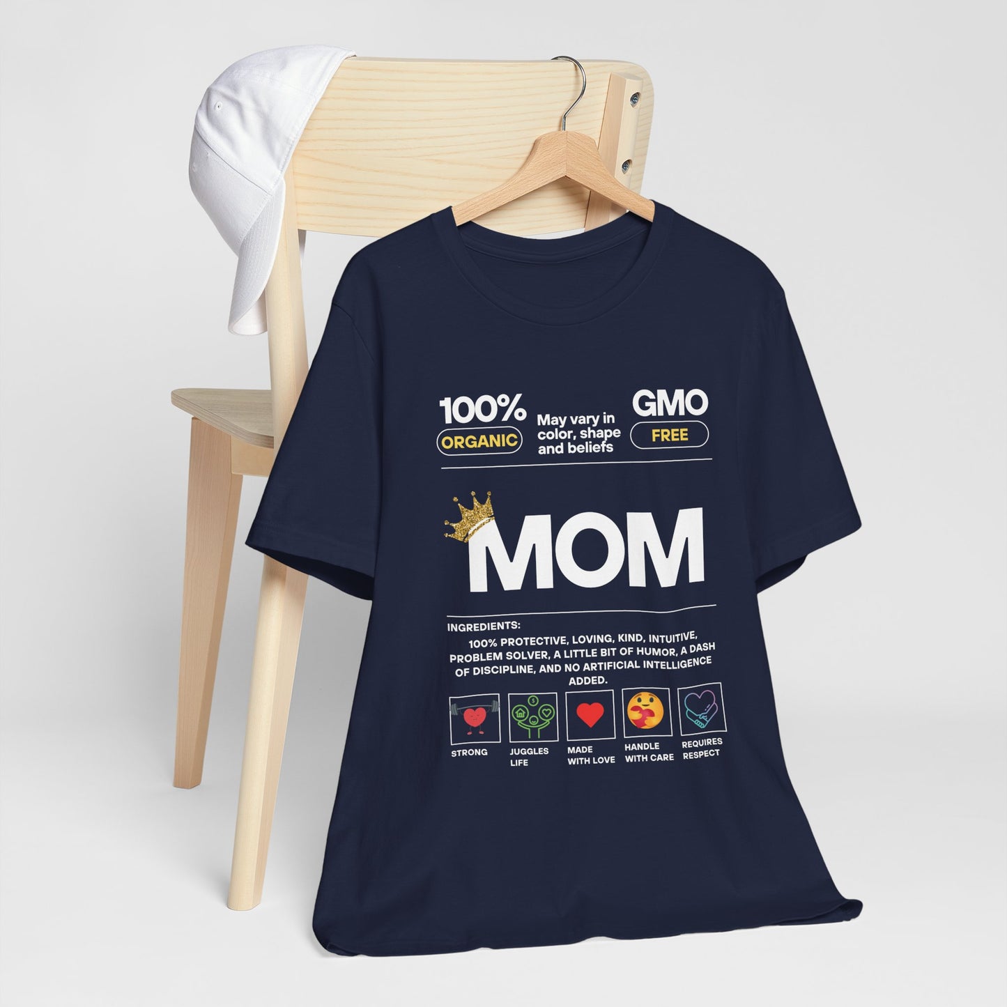 Ingredients of a MOM T-shirt